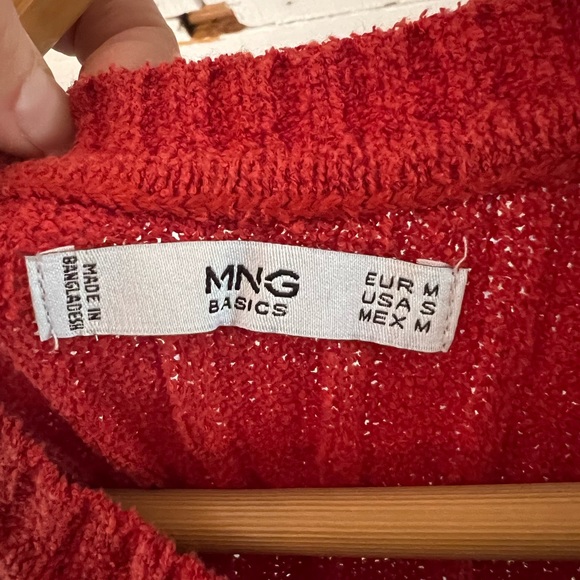 Mango Red Ribbed Tank - Picture 3 of 3